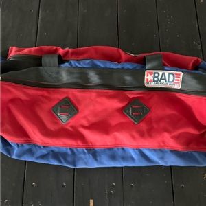 BAD Duffle bag blue and red